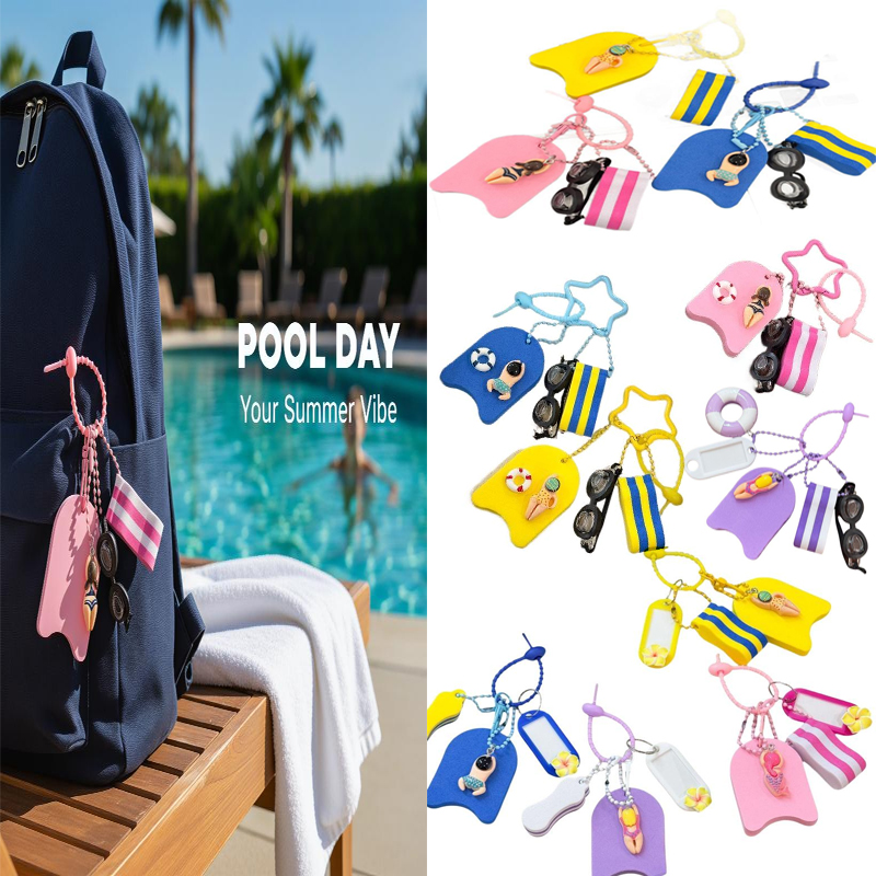 Swimming Kickboard - 1*Gantungan Kunci EVA Bertema Renang Dengan
