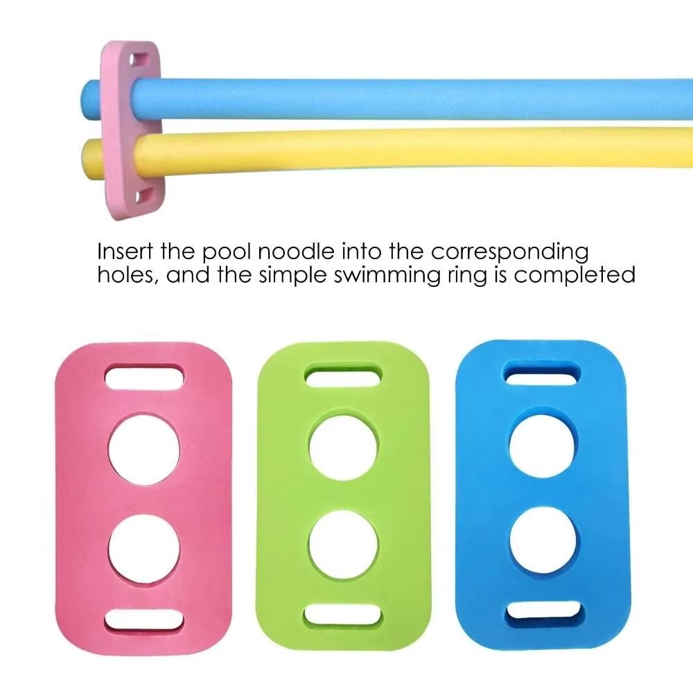 Foam Pool Noodle - Dengan 2 Lubang Silang, Konektor Swim