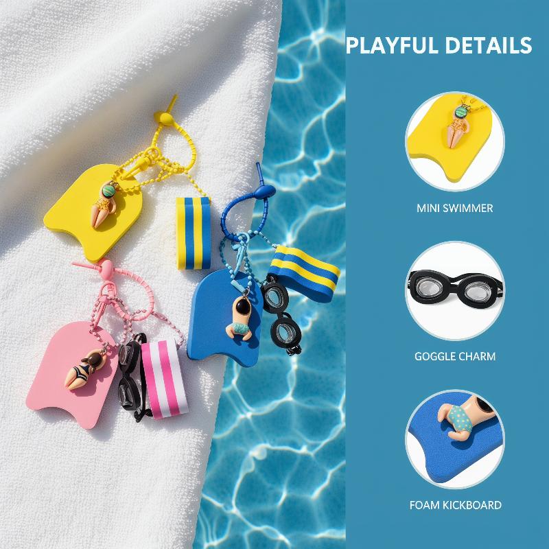 1*Gantungan Kunci EVA Bertema  - Swimming Kickboard ulasan dan harga