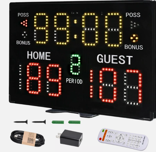 Papan Skor LED Elektronik deng - Sports Equipment Advertisement ulasan dan harga