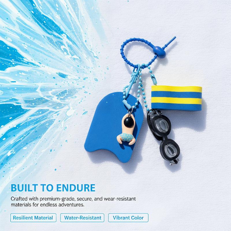 (N) Gantungan Kunci Bertema Re - Swimming Kickboard ulasan dan harga