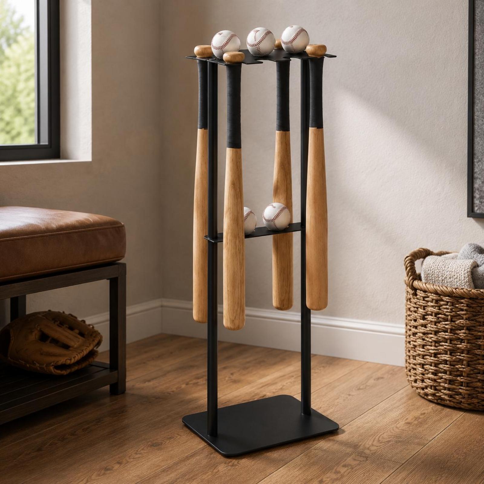 Penyangga Tongkat Baseball Log - Sports Equipment Bat ulasan dan harga