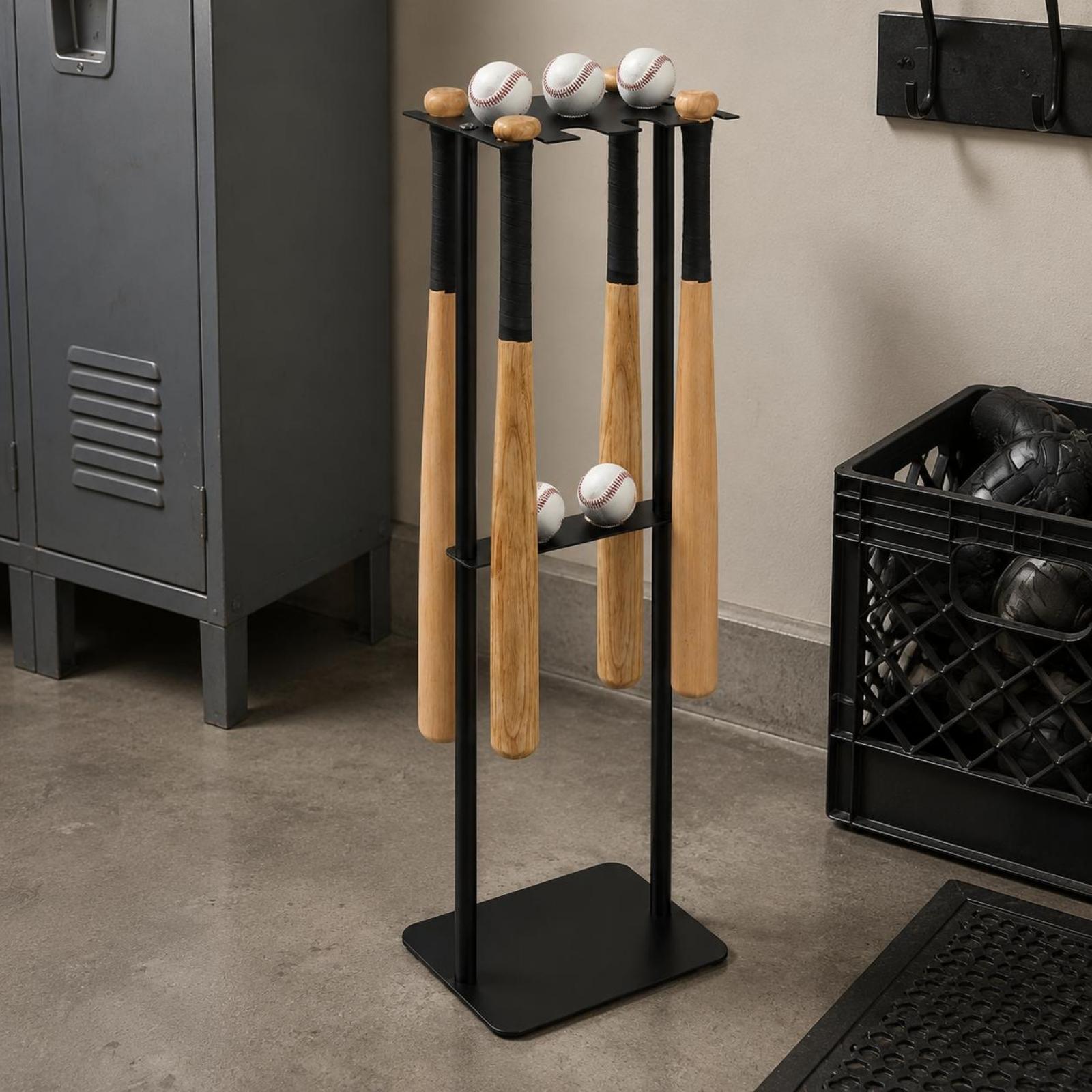 Penyangga Tongkat Baseball Log - Sports Equipment Bat ulasan dan harga