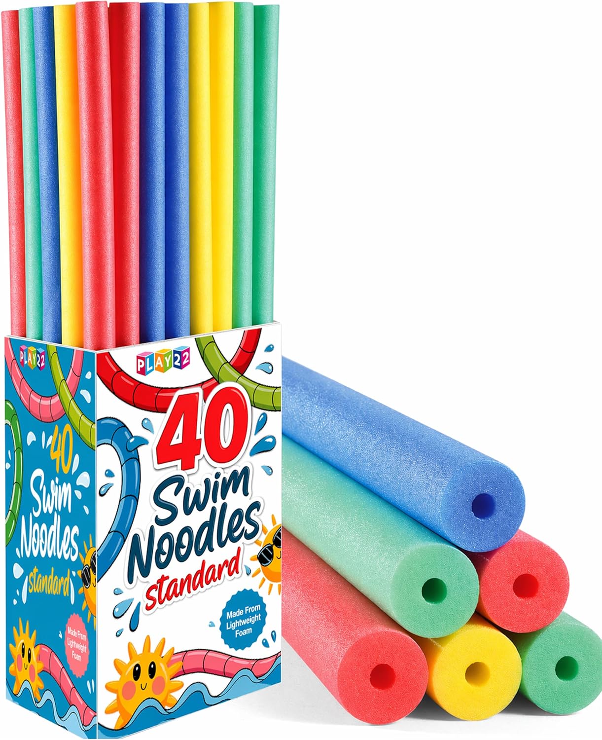 40 Buah Busa Pelampung Kolam R - Foam Pool Noodle ulasan dan harga